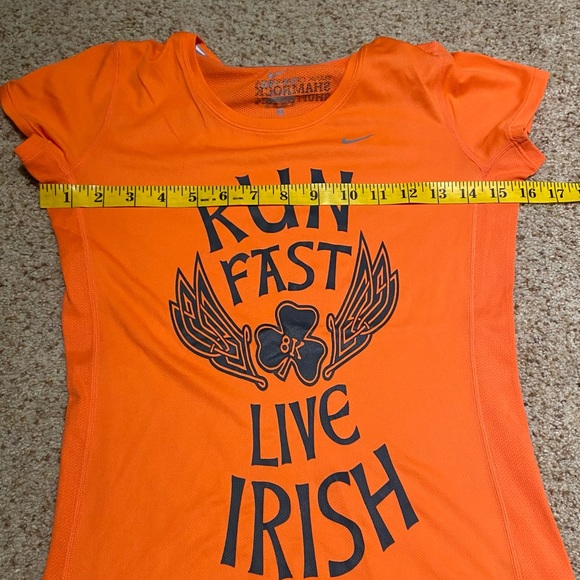 Nike Dri-fit Run fast Live Irish shamrock shirt size XS - Picture 5 of 9
